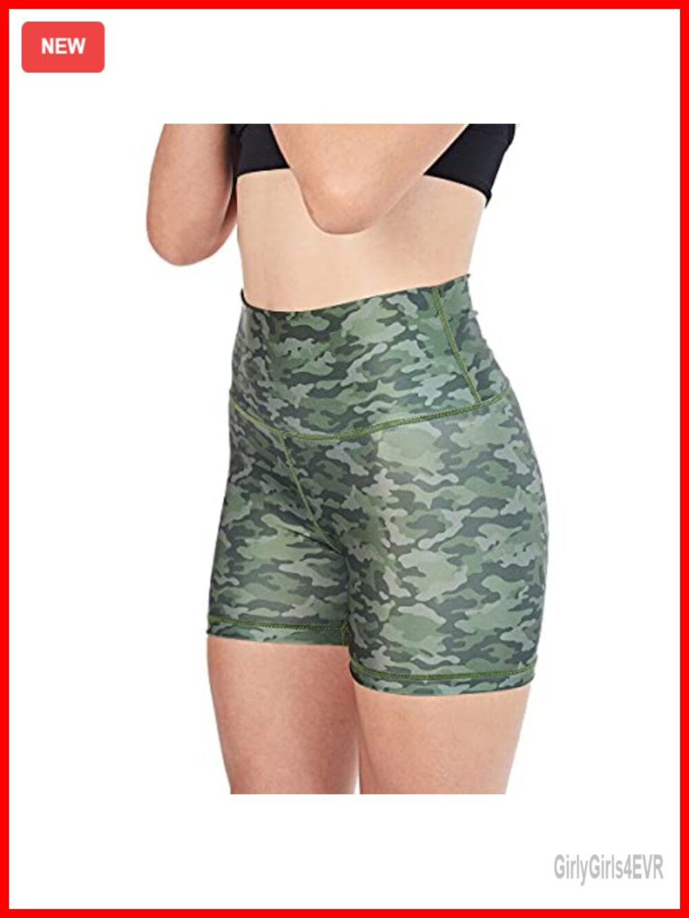 High Waist Butt Lifting Yoga Shorts Tummy Control Biker Gym Workout